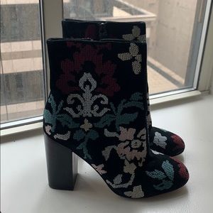Rebecca Minkoff patterned booties